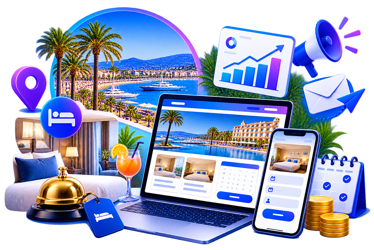 Guide Digital pour les Hôtels de Cannes en 2026 — Réservez Direct, Gardez la Marge